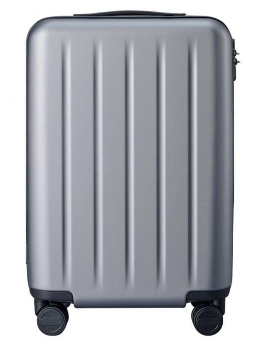 Дорожный чемодан на колесах Xiaomi Ninetygo Danube Luggage 24 серый средний M пластиковый на колесиках - фото 1 - id-p226853313