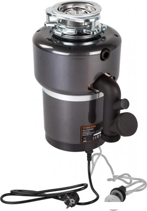 Кухонный измельчитель пищевых отходов Bort Titan 5000 диспоузер бытовой для мойки - фото 4 - id-p226853446