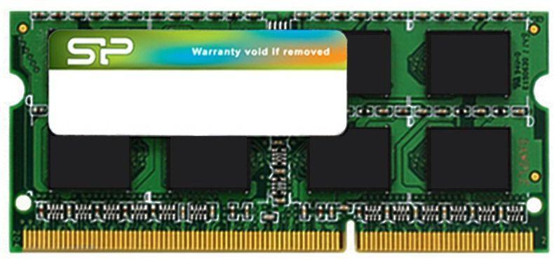 Silicon Power DDR3 SODIMM 8GB SP008GLSTU160N02 PC3-12800, 1600MHz 1.35V - фото 1 - id-p227092161