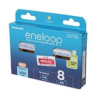 Аккумулятор AA - Panasonic Eneloop 2000mAh (8 штуки) BK-3MCDE/8BE