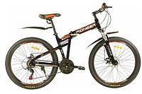 Велосипед для взрослых скоростной спортивный мужской PIONEER SHUTTLE 26 дюймов колеса и рама 17" черный