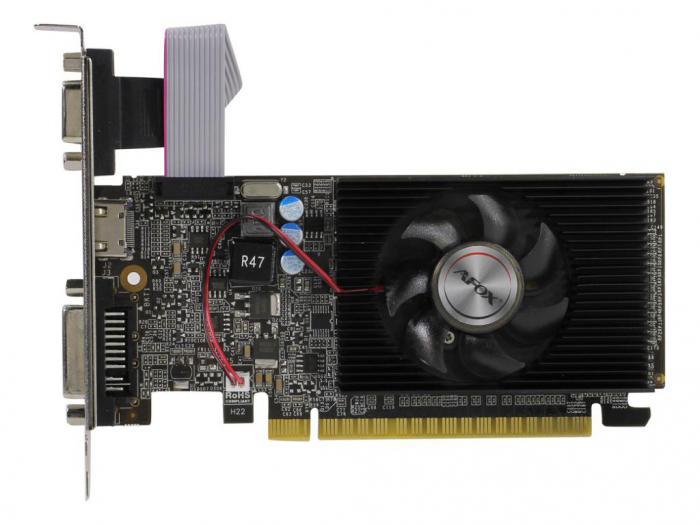 Видеокарта Afox GeForce GT 610 810Mhz PCI 3.0 2048Mb 1330Mhz 64 bit DVI-D HDMI VGA AF610-2048D3L7-V6 - фото 1 - id-p226853486