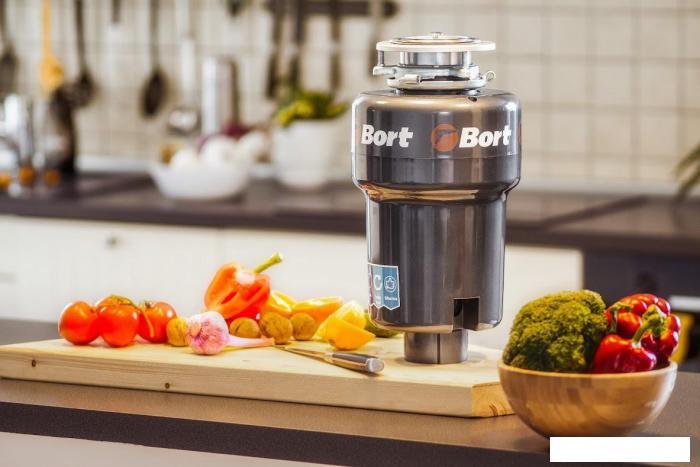 Кухонный измельчитель пищевых отходов Bort Titan 5000 диспоузер бытовой для мойки - фото 6 - id-p226853756