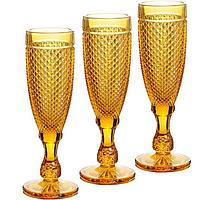 Набор бокалов для вина шампанского LORAINE 30852 свадебные винные 6 штук