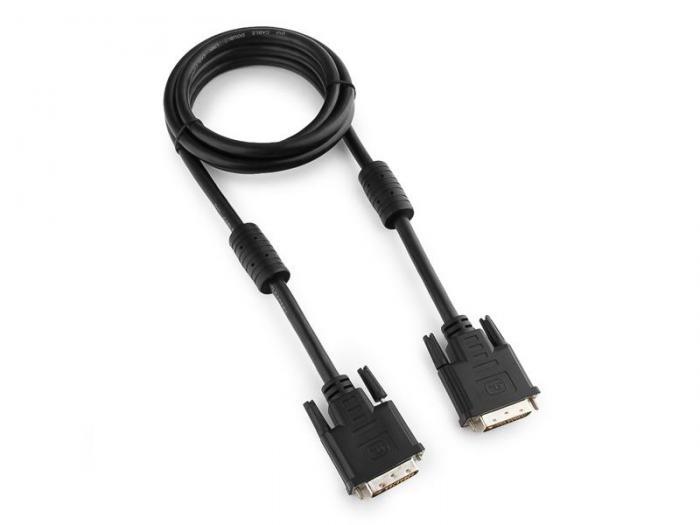 Аксессуар Gembird Cablexpert DVI-D Dual Link 25M/25M 1.8m Black CC-DVI2-BK-6