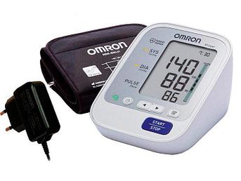 Автоматический тонометр на плечо Omron M3 Expert электронный с адаптером для измерения артериального давления