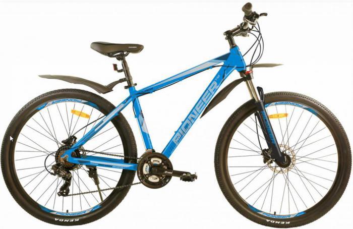 Велосипед взрослый со скоростями горный скоростной MTB PIONEER NEVADA 29 дюймов колеса и рама 18" голубой - фото 1 - id-p226700780