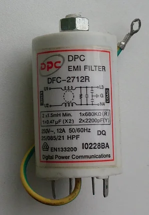 Сетевой фильтр стиральной машины Samsung DFC-2712R DC29-00006C (Разборка), фото 2