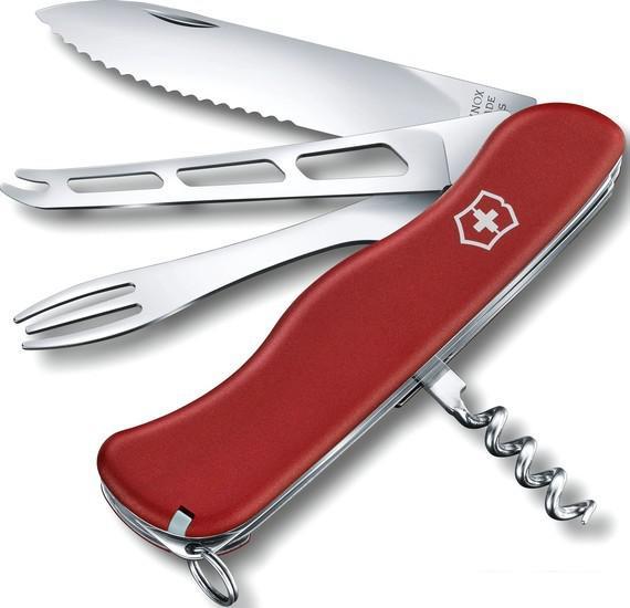 Складной нож Victorinox Cheese Master 0.8313.W (красный) - фото 1 - id-p226412456
