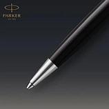 Ручка шариков. Parker Sonnet Premium K537 (CW2119787) Metal Black GT M чернила черн. подар.кор., фото 5