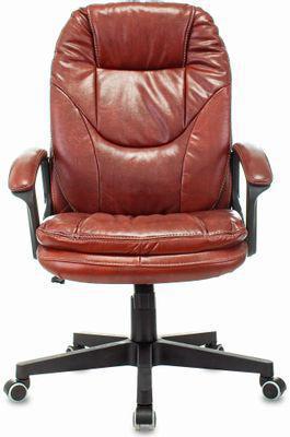 Кресло руководителя Бюрократ CH-868N, на колесиках, эко.кожа, коричневый [ch-868n/brown] - фото 2 - id-p225432126