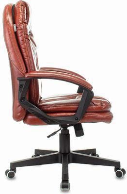 Кресло руководителя Бюрократ CH-868N, на колесиках, эко.кожа, коричневый [ch-868n/brown] - фото 3 - id-p225432126