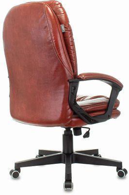 Кресло руководителя Бюрократ CH-868N, на колесиках, эко.кожа, коричневый [ch-868n/brown] - фото 4 - id-p225432126