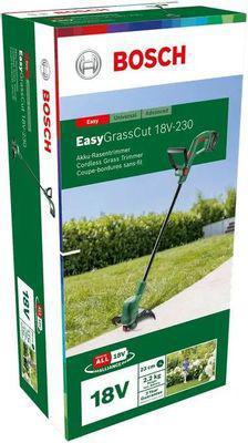 Триммер электрический Bosch EasyGrassCut 18V-230, аккумуляторный, 18В, 2Ач [06008c1a03] - фото 4 - id-p226703005