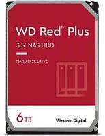 Жесткий диск WD Red Plus WD60EFPX, 6ТБ, HDD, SATA III, 3.5"