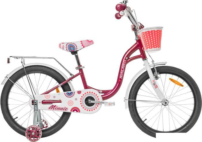Детский велосипед Nialanti Minnie 16 2024 (фиолетовый)