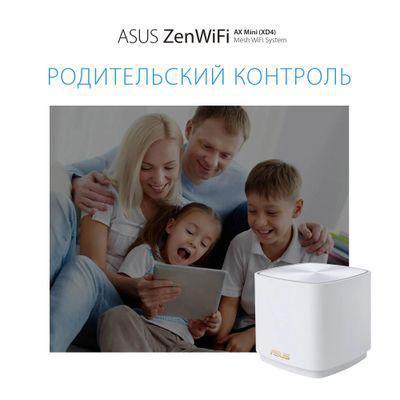 Бесшовный Mesh роутер ASUS ZenWiFi AX XD4, AX1800, белый [xd4 (w-1-pk)] - фото 10 - id-p225963517