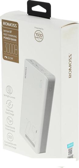 Внешний аккумулятор Romoss Sense 8F 30000mAh (белый) - фото 9 - id-p226412643