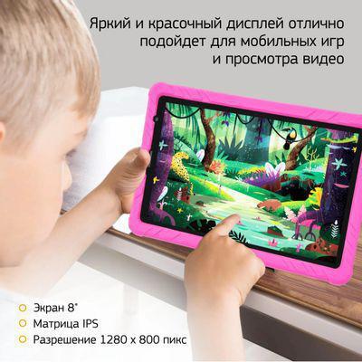 Детский планшет Digma CITI Kids 81 8", 2GB, 32GB, 3G, Wi-Fi, Android 10.0 Go розовый [cs8233mg] - фото 6 - id-p225963561