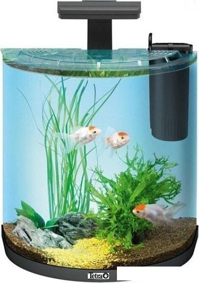 Аквариумный набор Tetra AquaArt Explorer LED Goldfish 30 л (черный) - фото 1 - id-p226806479