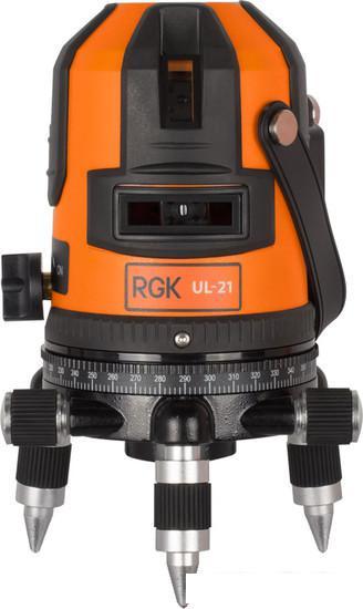 Лазерный нивелир RGK UL-21 - фото 1 - id-p226562786