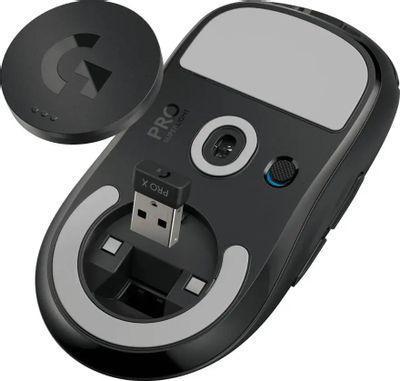 Мышь Logitech G Pro X Superlight 2, игровая, оптическая, беспроводная, USB, черный [910-006634] - фото 7 - id-p226650273