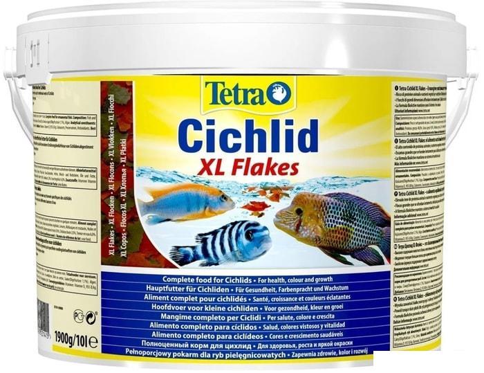 Сухой корм Tetra Cichlid XL Flakes 10 л