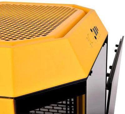 Корпус miniITX Thermaltake The Tower 300 Bumblebee, Micro-Tower, без БП, желтый [ca-1y4-00s4wn-00] - фото 6 - id-p226650283