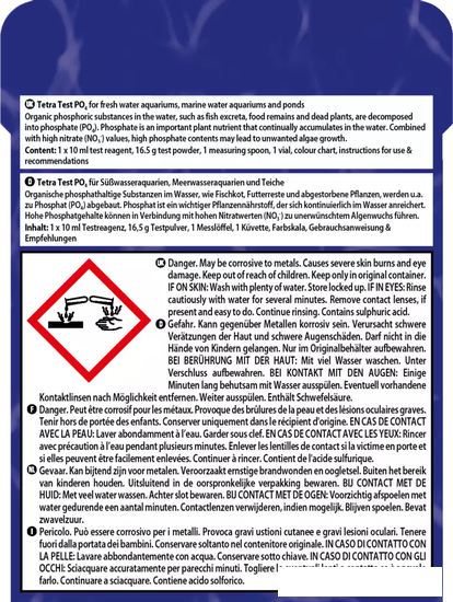 Тест для воды Tetra Test PO4 10 мл + 16.5 г - фото 6 - id-p226806503