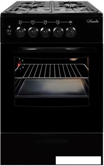 Кухонная плита Лысьва ГП 400 МС-2у (черный, решетка чугун, без крышки)