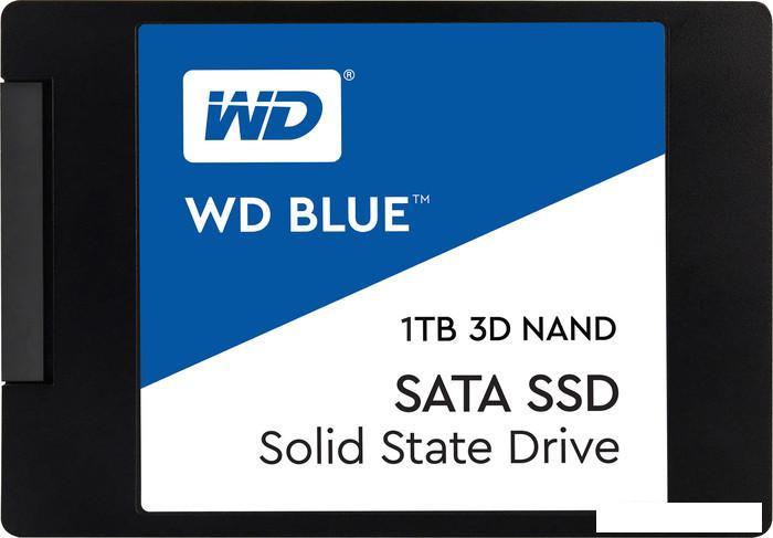 SSD WD Blue 3D NAND 1TB WDS100T2B0A - фото 1 - id-p226703829