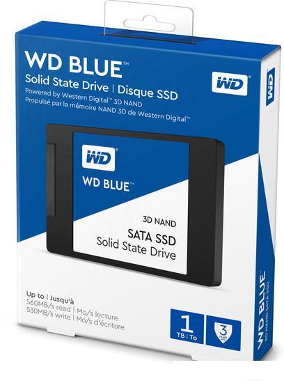 SSD WD Blue 3D NAND 1TB WDS100T2B0A - фото 2 - id-p226703829