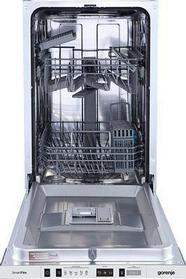 Встраиваемая посудомоечная машина Gorenje GV522E10S, компактная, ширина 44.8см, полновстраиваемая, загрузка 9