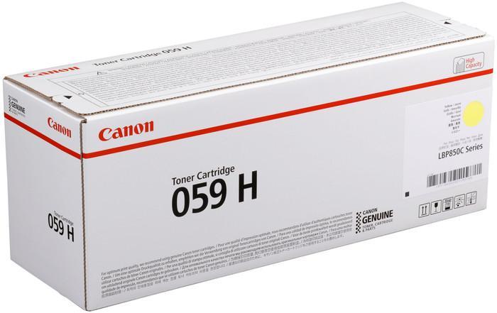 Картридж Canon CRG 059H Y Toner (3624C001) - фото 1 - id-p226410853