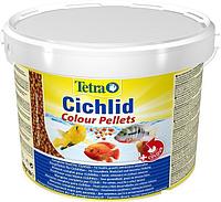 Сухой корм Tetra Cichlid Colour Pellets 10 л