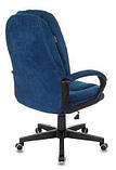 Кресло руководителя Бюрократ CH-868N, на колесиках, ткань, синий [ch-868n/velv29], фото 4