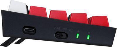 Клавиатура Redragon Castor Pro 3, USB, Bluetooth/Радиоканал, c подставкой для запястий, черный + красный - фото 5 - id-p226578882