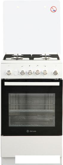 Кухонная плита De luxe 5040.30Г (КР) Ч/Р - фото 1 - id-p226705156