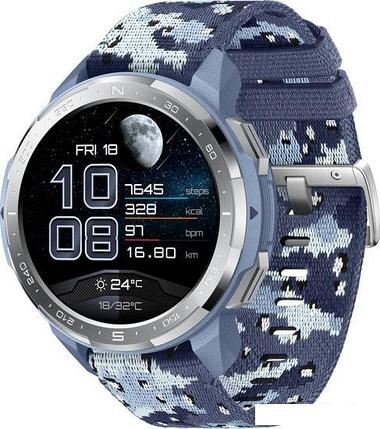 Умные часы HONOR Watch GS Pro (синий камуфляж, нейлон), фото 2