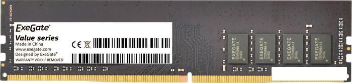 Оперативная память ExeGate Value 16GB DDR4 PC4-19200 EX283086RUS, фото 2