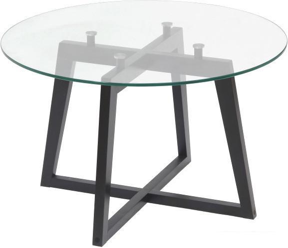 Журнальный столик Мебелик Рилле 445 (венге/стекло прозрачное круг) - фото 1 - id-p226793075