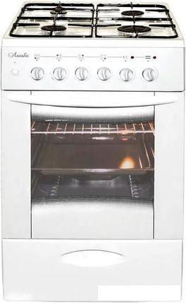 Кухонная плита Лысьва ЭГ 404 МС-2у (стеклянная крышка, решетка чугун, белый), фото 2
