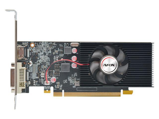 Afox GeForce GT 1030 1228Mhz PCI-E 3.0 2048Mb 1468Mhz 64 bit DVI-D HDMI VGA AF1030-2048D5L7 - фото 1 - id-p226852113