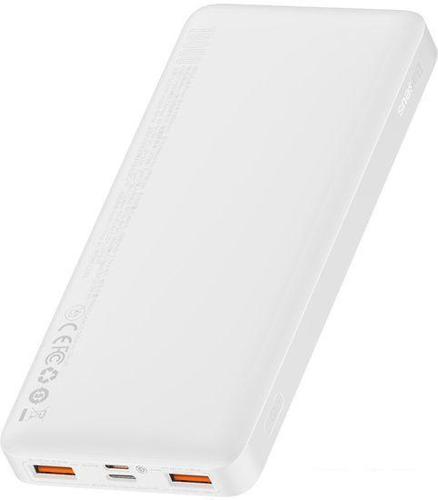 Внешний аккумулятор Baseus Bipow Fast Charge Power Bank 20W 10000mAh (белый) - фото 2 - id-p226759740