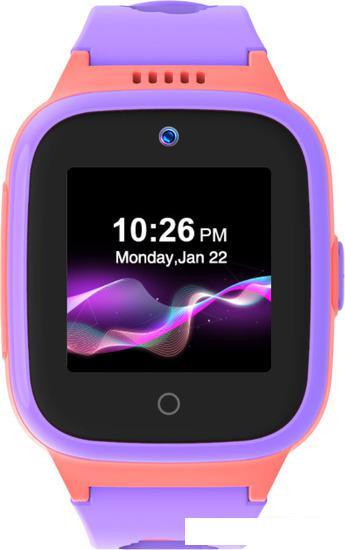 Умные часы LeeFine Q27 4G (розовый/фиолетовый) - фото 1 - id-p226580313