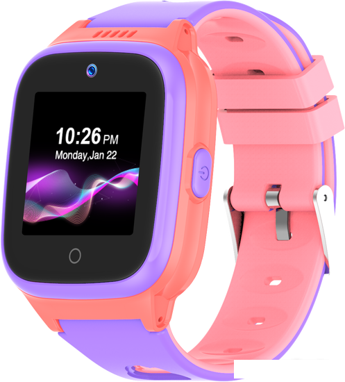 Умные часы LeeFine Q27 4G (розовый/фиолетовый) - фото 3 - id-p226580313
