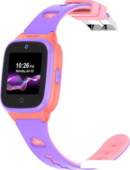 Умные часы LeeFine Q27 4G (розовый/фиолетовый) - фото 4 - id-p226580313