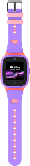 Умные часы LeeFine Q27 4G (розовый/фиолетовый) - фото 5 - id-p226580313