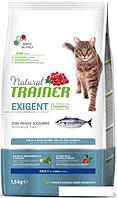 Сухой корм для кошек Trainer Natural Exigent Adult с океанической рыбой 1.5 кг
