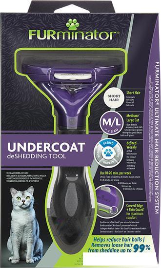 Фурминатор Furminator Undercoat Cat M/L Short Hair - фото 5 - id-p226580522